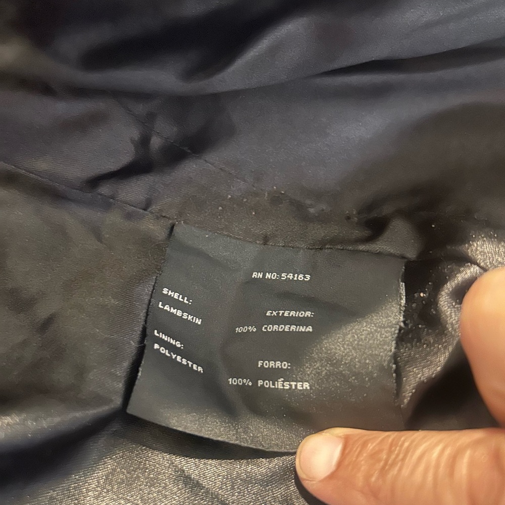 Marc New York Black Leather Jacket - Picture 4 of 5